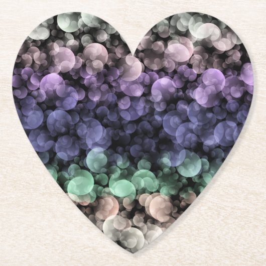 Groovy Boho Bubbles Eclectic Uingender Prilag Untersetzer (Vorderseite)