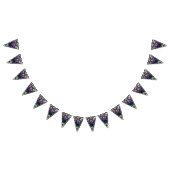 Groovy Boho Bubbles Eclectic Uingender Prilag Wimpelkette (Alle)
