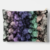 Groovy Boho Bubbles Eclectic Uingender Prilag Zubehörtasche (Rückseite)