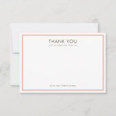 Groovy Boho Floral Geburtstagsfeier Dankeskarte (Vorderseite)