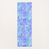 Groovy Boho Funky Quirky Abstrakt Blob Mosaic Yogamatte (Vorderseite)