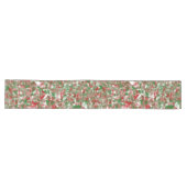 Groovy Boho Mod Retro Geometric Christmas Großer Tischläufer (Horizontal)