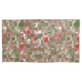 Groovy Boho Mod Retro Geometric Christmas Kissenbezug (Vorderseite-Links)