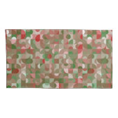 Groovy Boho Mod Retro Geometric Christmas Kissenbezug (Rückseite-Rechts)