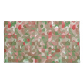 Groovy Boho Mod Retro Geometric Christmas Kissenbezug (Rückseite-Links)