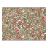 Groovy Boho Mod Retro Geometric Christmas Tischdecke (Vorderseite (Horizontal))
