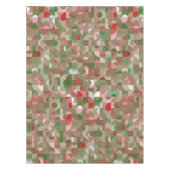 Groovy Boho Mod Retro Geometric Christmas Tischdecke (Vorderseite)