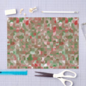 Groovy Boho Mod Retro Geometric Christmas Tissue P Seidenpapier (Handwerk)