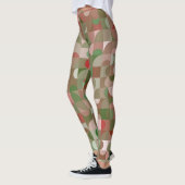 Groovy Boho Mod Retro Geometric WeihnachtsLeggings Leggings (Links)