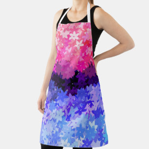 Groovy Boho Quirk Retro Floral Omnisexuelle Pride Schürze