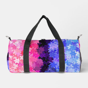 Groovy Boho Quirk Retro Floral Omnisexueller Stolz Duffle Bag