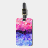 Groovy Boho Quirky Retro Floral Allesexual Prix Gepäckanhänger (Vorderseite vertikal)