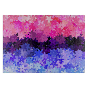 Groovy Boho Quirky Retro Floral Omnisexuelle Stolz Schneidebrett