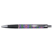 Groovy Boho Retro Mod Geometric Trigender Pride Kugelschreiber (Rückseite)