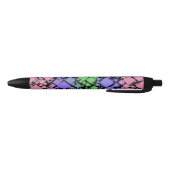 Groovy Boho Retro Mod Geometric Trigender Pride Kugelschreiber (Unterseite)