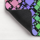 Groovy Boho Retro Mod Geometric Trigender Pride Mousepad (Ecke)