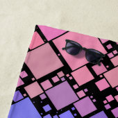 Groovy Boho Retro Mod Geometric Trigender Pride Strandtuch (Beispiel)