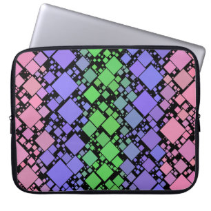 Groovy Boho Retro Mod Geometrische Trigender Pride Laptopschutzhülle