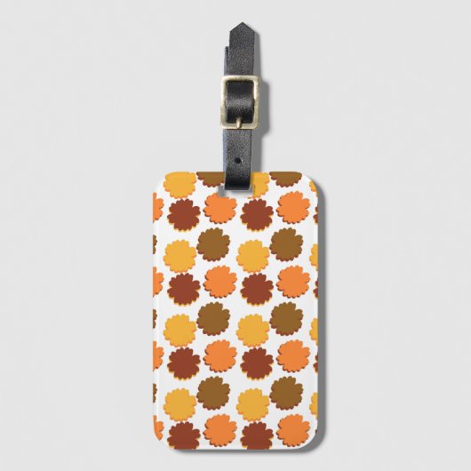 Groovy Boho Süße Daisy Gepäckanhänger (Vorderseite Vertikal)