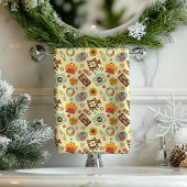 Groovy Boho Towel Retro Swirls for Your Spa Badhandtuch Set