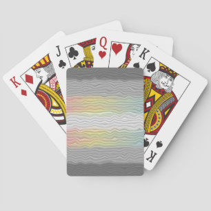 Groovy Boho Trippy Abstract Demifluid-Stolzflagge Spielkarten