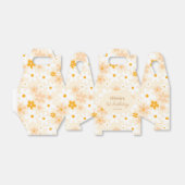 Groovy Boho Yellow daisy Geburtstagsparty Geschenkschachtel (Ungefaltet)