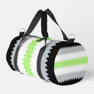 Groovy Boho ZigZag Abstract Agender-Stolzflagge Duffle Bag