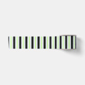 Groovy Boho ZigZag Abstrakt Agender Pride Flag Satinband (Vorderseite)