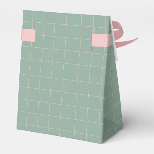 Groovy Bold Blue Pink Red Funky Geschenkschachtel (Rückseite)