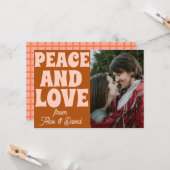 Groovy Bold Funky Christmas froh und hell Karte (Vorderseite/Rückseite Beispiel)