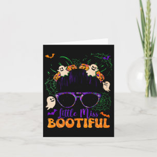 Groovy Bon Bootiful Halloween Boo Ghost Girl Karte