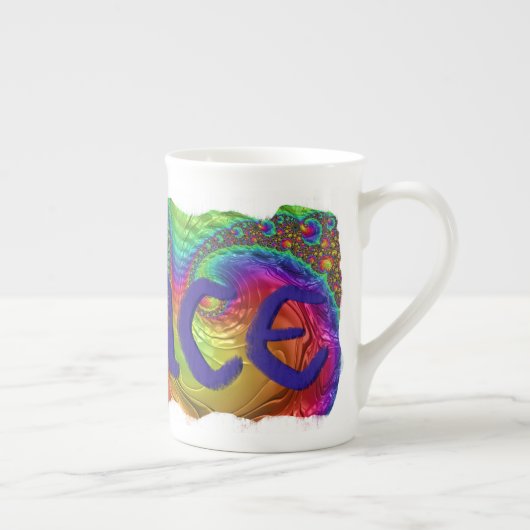 Groovy Bone China Peace Tasse (Rechts)