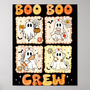 Groovy Boo Boo Crew Krankenschwester Lustiger Geis Poster