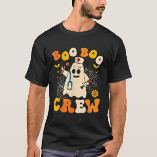 Groovy Boo Crew Krankenschwester Lustiger Geist Fr T-Shirt