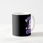 Groovy Boo Crew Nurse Funny Ghost Women Hallow Kaffeetasse (VorderseiteRechts)