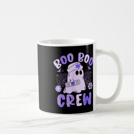 Groovy Boo Crew Nurse Funny Ghost Women Hallow Kaffeetasse (Rechts)