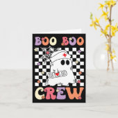 Groovy Boo Crew Nurse Ghost Paramedic Emt Ems Karte (Gelbe Blume)