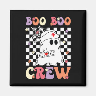 Groovy Boo Crew Nurse Ghost Paramedic Emt Ems Magnet