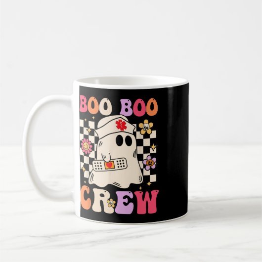 Groovy Boo Crew Nurse Ghost Paramedic Funny Ha Kaffeetasse (Links)