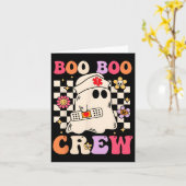 Groovy Boo Crew Nurse Ghost Paramedic Funny Ha Karte (Gelbe Blume)