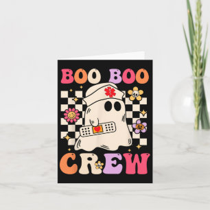 Groovy Boo Crew Nurse Ghost Paramedic Funny Ha Karte