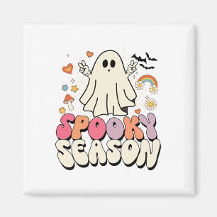 Groovy Boo Ghost Spooky Halloween Kostüme Mens Ki Magnet