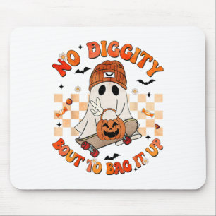 Groovy Boo keine Diggity, um es auf Halloween Bo Mousepad