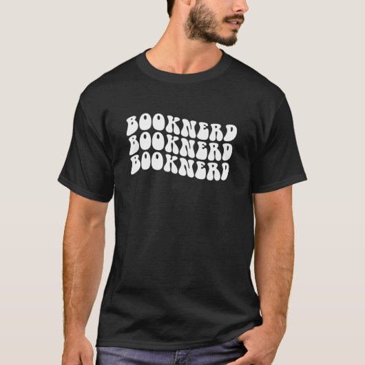 Groovy Book Nerd Book Reading Bookworm Librarian T-Shirt (Vorderseite)
