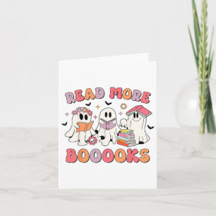 Groovy Booooks Geist Mehr Bücher lesen Lustiger Le Karte