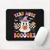Groovy Booooks Ghost Read more Bücher Funny Teache Mousepad (Mit Mouse)