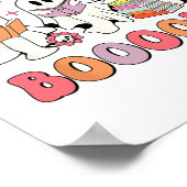 Groovy Booooks Ghost Read more Bücher Funny Teache Poster (Ecke)