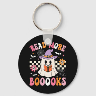 Groovy Booooks Ghost Read more Bücher Funny Teache Schlüsselanhänger