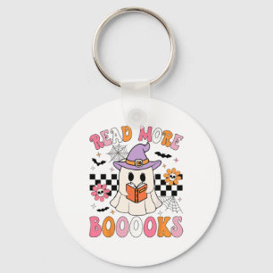 Groovy Booooks Ghost Read more Bücher Funny Teache Schlüsselanhänger