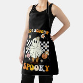 Groovy Boot Scootin Spooky Ghost Halloween Retro Schürze (InSitu)